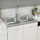 VidaXL Undermount Kitchen Sink with Strainer Stainless Steel Sink Rectangular