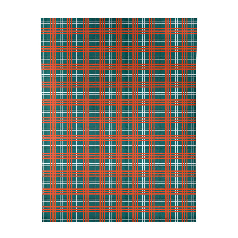 Tapis écossais vert, Rectangle 8 pi x 10 pi