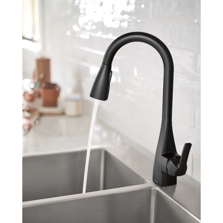 Moen Kiran One-handle High Arc Pulldown Kitchen Faucet with Power Clean