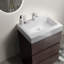 Meuble-lavabo autoportant en noyer avec évier, grand meuble-lavabo autoportant avec rangement pour salle de bain moderne, lavabo une pièce sans drain ni robinet, pré-assemblé-1795504352-1795504346-1795504358
