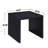 Square Engineered Wood End Table In Black