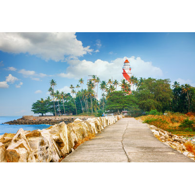 Mapletown " Thangassery Lighthouse, Kerala, India " by Photoaliona