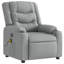  Fauteuil de massage inclinable gris clair-1941280959