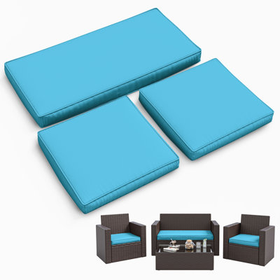3-Piece Outdoor Seat Cushion Set