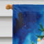 Drapeau de maison de Noël chocolat caniche chocolat-113107195