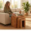 Mundelein Solid Wood Sled Nesting Tables