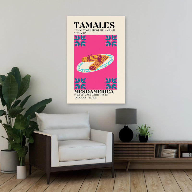 Tamales - Cuisine Design, Type Food Signes, Mexique, H 36 po x l 24 po
