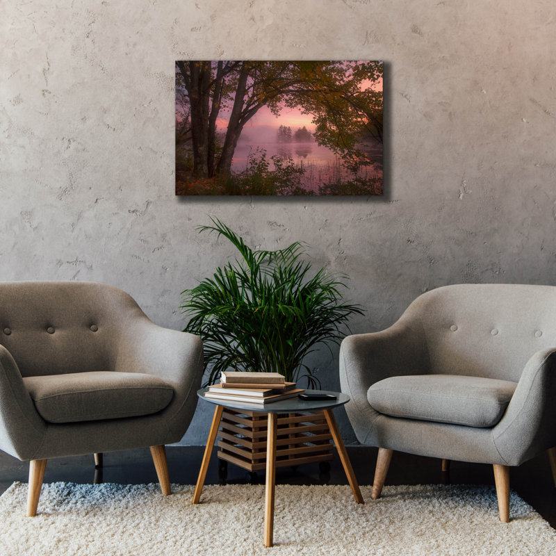 «Framed» par Patrick Zephyr, art mural sur toile, H 26 po x l 40 po x P 1,5 po