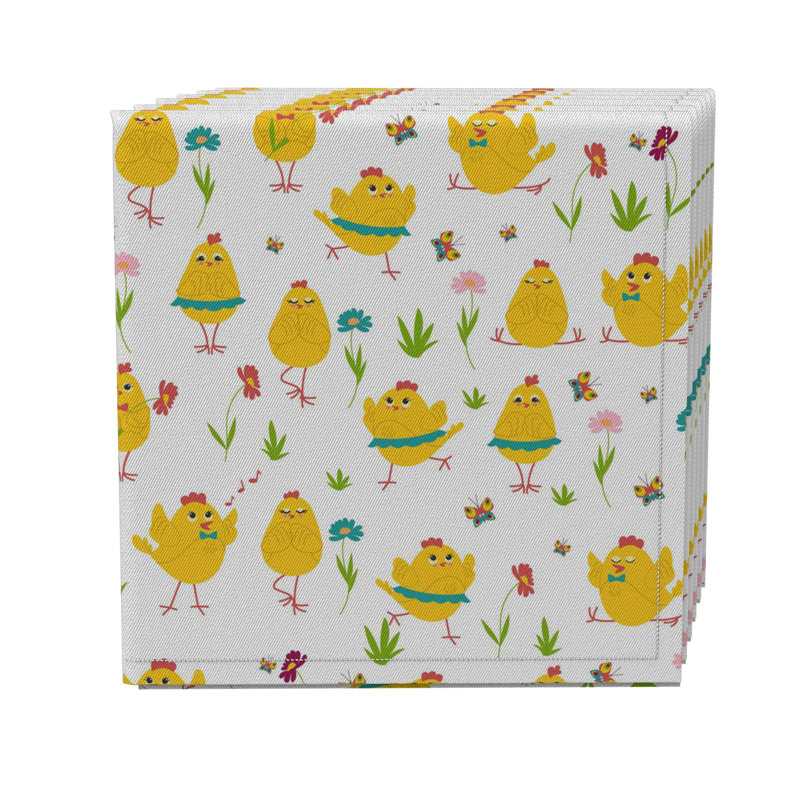 Cotton Twill Animals/Nature Square Napkin