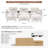 137.7" Modular Sofa Oversized Cloud Couch With 3 Ottoman And 2 Built-In Storage Side Tables-864715698