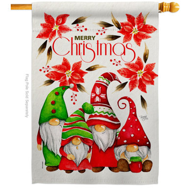 Double Sided 40'' H x 28'' W Polyester House Flag