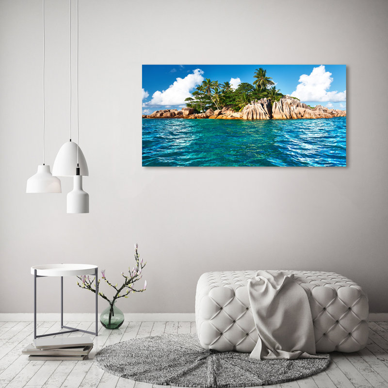 Tropical Island - Wrapped Canvas Print