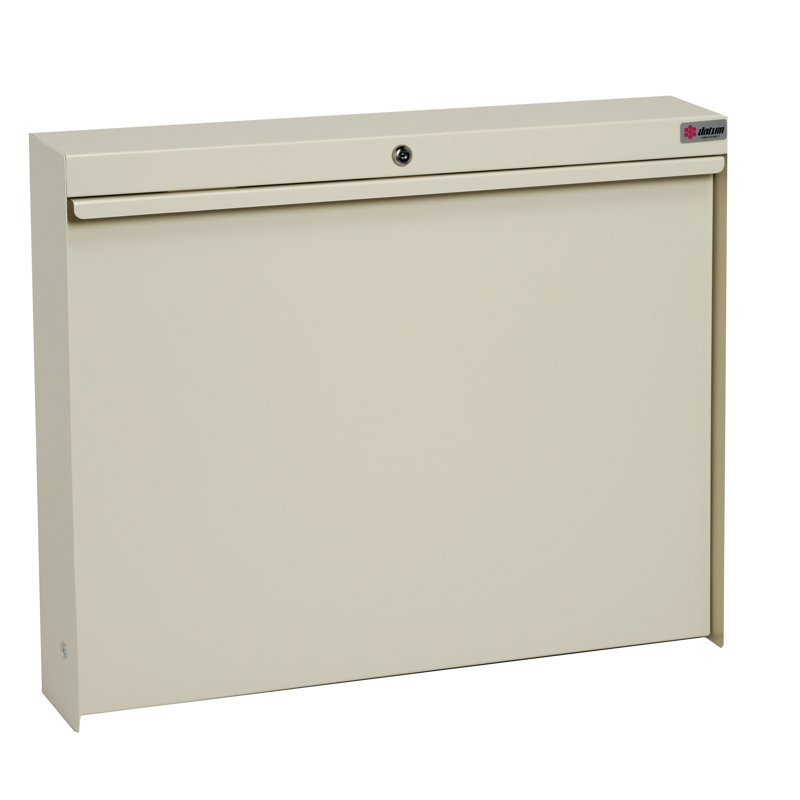 Datum Storage WallWrite Bin, Bone White