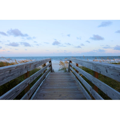 Way To The Beach by UWMadison - Wrapped Canvas Print