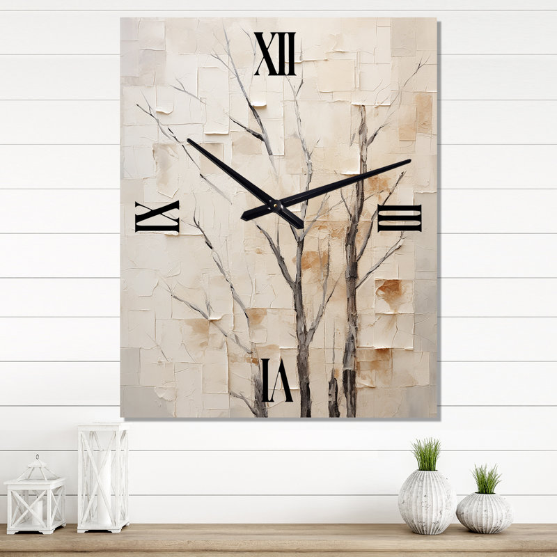Babbett - Horloge murale arbres, Moyen
