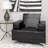Parkland Collection Transitional Interlocking Black 20" x 20" Pillow