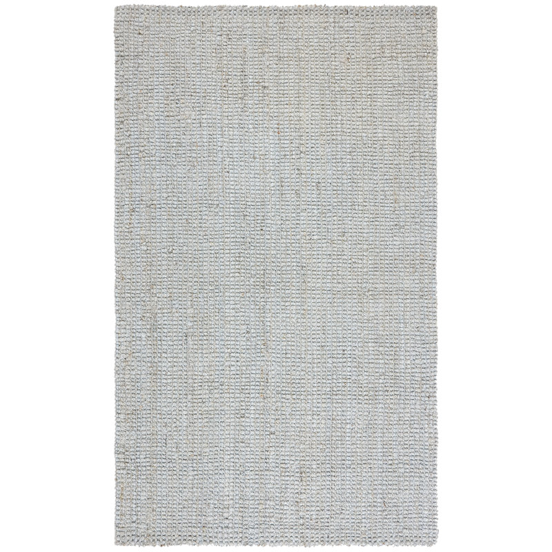 Tapis en jute tissé à la main Aneicia, Rectangle 8 pi x 10 pi