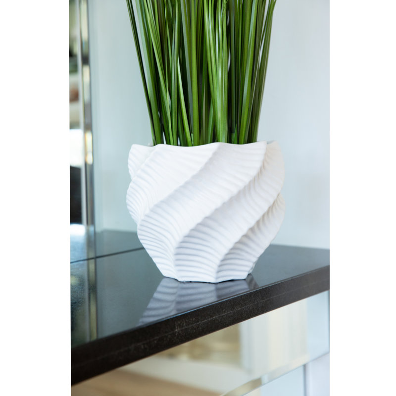 Herbe d'oignon artificielle en pot