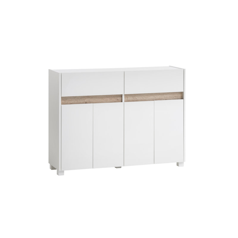 Jadus Anthracite Drawer Chest, White