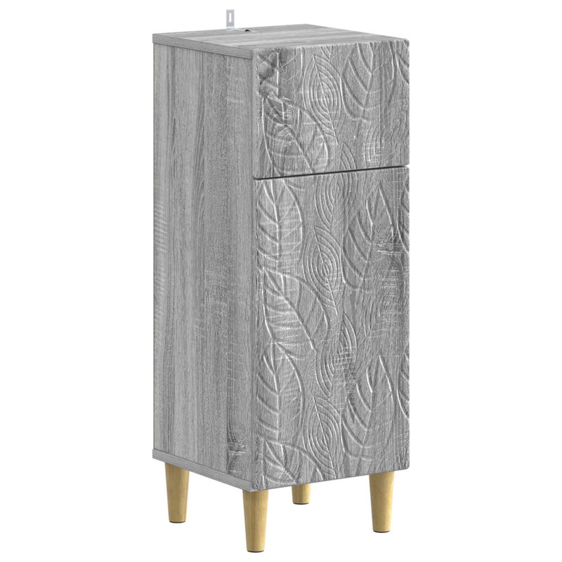 Bathroom Storage, Grey Sonoma