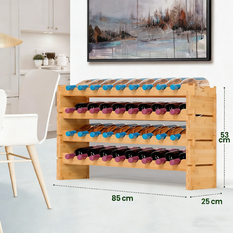 Wine Bottle Rack Brown