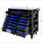 12-Layer Drawer Multi-Purpose Tool Car, With Wheels, Iron Top