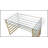 Glass Steel Writing Desk