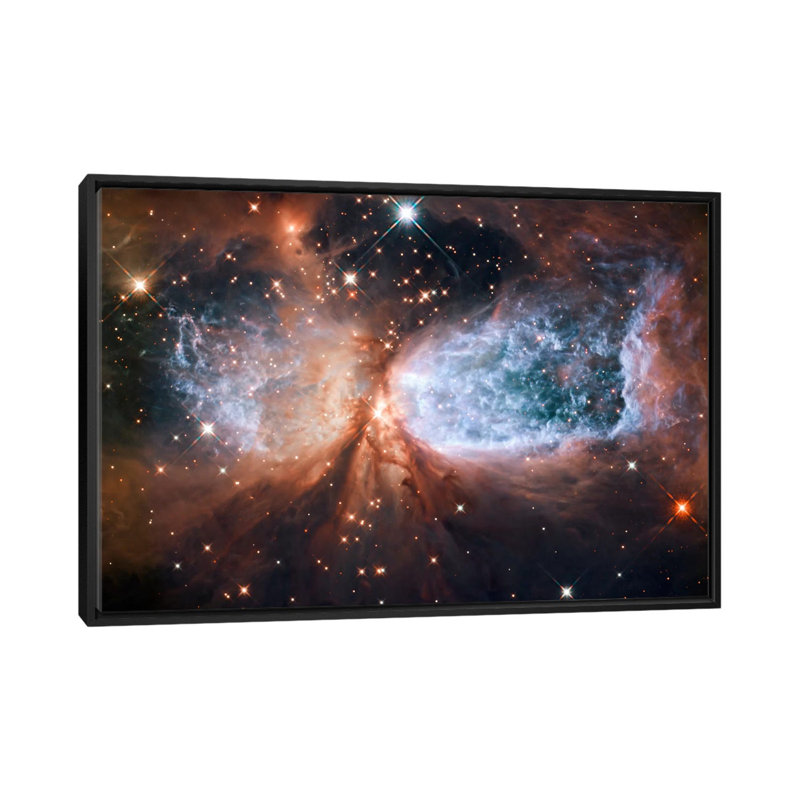 « céleste snow angel s106 nebula », impression sur toile tendue Lenworth, H 18 po x l 26 po x P 1,5 po, Pas de tapis
