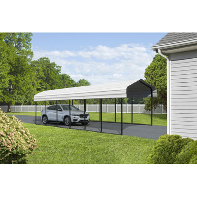 Galvanized Steel Carport, 12X29X9