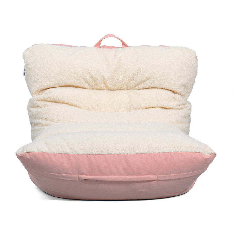 Polyester Bean Bag, Pink 100% Polyester
