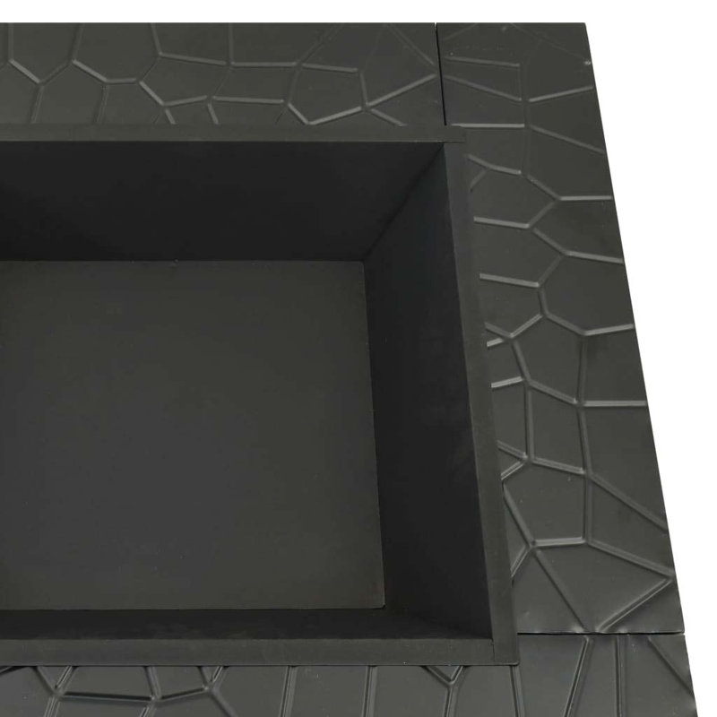 Hadenson Square Steel Wood Burning Fire Pit