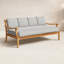 Arizona 69.5'' Wide Straight Teak Patio Daybed with Cushions