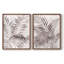 Impression sur toile I-Premium Inversed Island Palms - prête à être accrochée - aucun clou requis - aucun clou requis-108034916-108034917