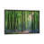 Toile encadrée de bois rustique foncé