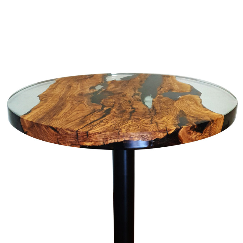 Olive Round Dining Table, 53.9" W x 53.9" L 