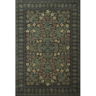 Rifle Paper Company x Loloi Orchard Machine Washable Area Rug