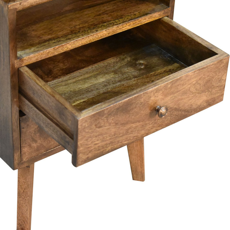 Richeson 40cm W Solid Wood Bedside Table