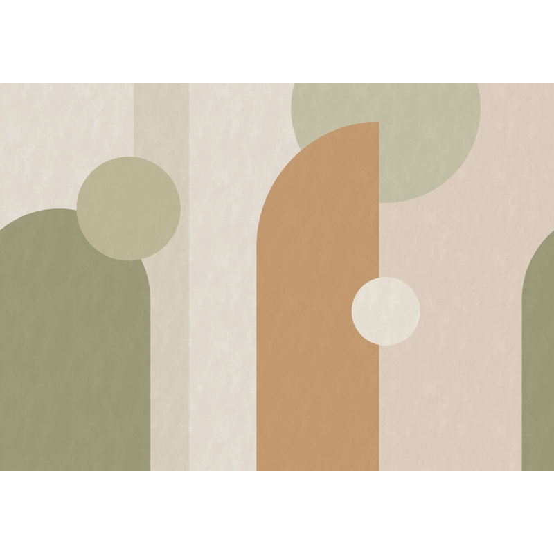 Superfresco Easy Curve & Arch Geometric Print To Order Mural, 400cm L x 280cm W, Rust