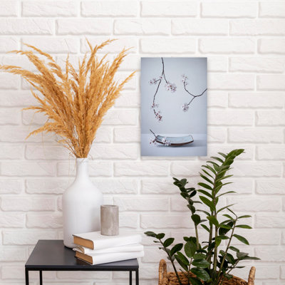 Delicate Sakura Still Life by Inna Karpova - Wrapped Canvas Print