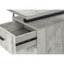 Bureau d'ordinateur, bureau personnel, ordinateur portable, installation à gauche, à droite, tiroirs de rangement, L 48 po, bureau, stratifié gris, métal noir, contemporain, moderne-109372531-109372530