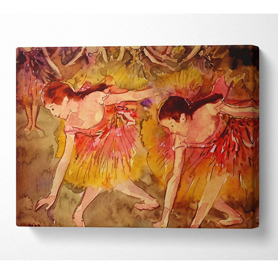 Degas Balletttänzer - Leinwanddrucke auf Leinwand