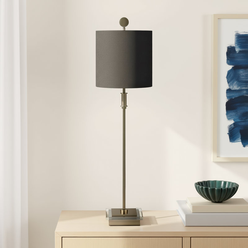 Roseland Lilou 34" Antique Brass Table Lamp