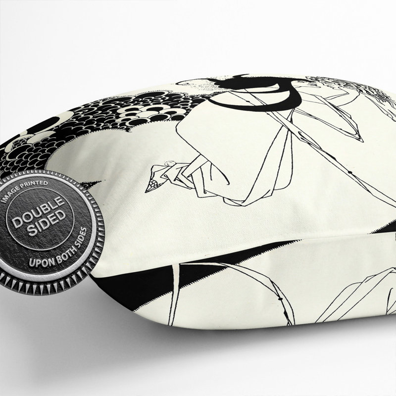The Climax Vol.2 Scatter Cushion, White/Black/Grey, 55cm H x 55cm W x 20cm D