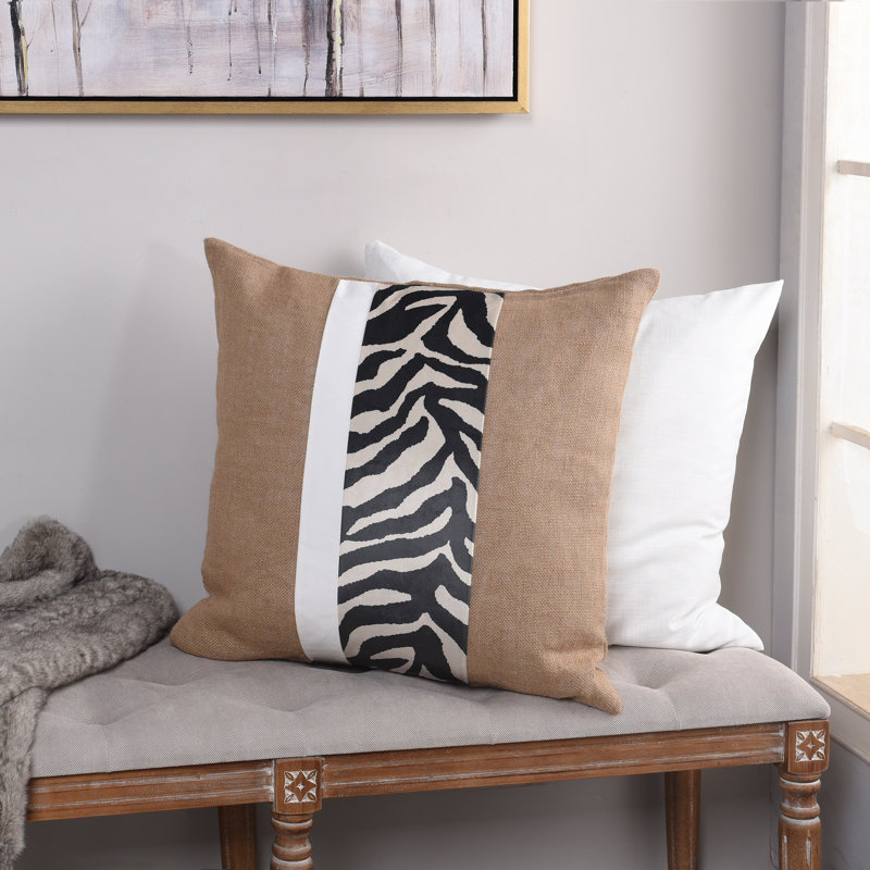Dann Foley Animal Print Linen Throw Pillow