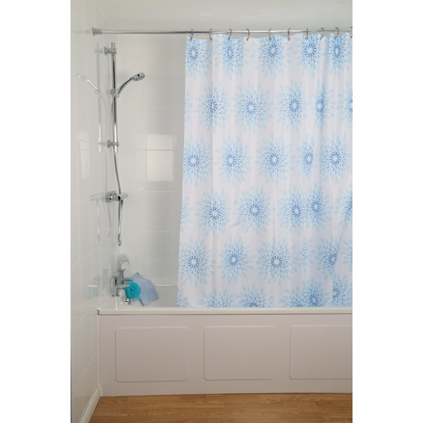 Highland Dunes Altieri Splash Textile Single Shower Curtain | Wayfair