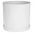 Modern Plastic Indoor/Outdoor Round Planter with Saucer-537849381-564300523