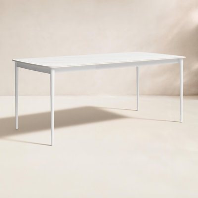 Cadedra 71'' Stone Outdoor Dining Table