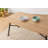 Modern Industrial Dining Table with Metal Legs, Natural Finish, 63.0 x 29.5 x 29.5 inches | 100% Melamine Coated Chipboard | Sturdy Design, Supports Up to 22 lbs | Perfect for Stylish Dining Rooms & Kitchens