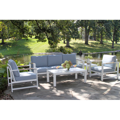 Jayton 5 Piece Sofa Seating Group with Side Table