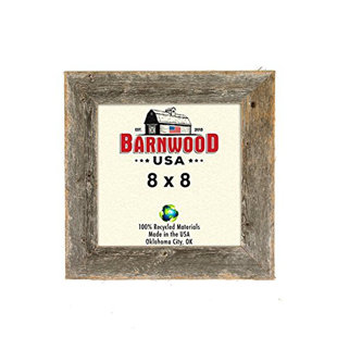 Weathered Gray Wood Matte Picture Frame